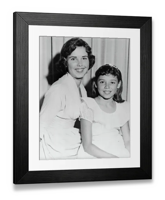 Framed Print : Photo of Patience & Prudence Framed Print : Photo of Patience & Prudence