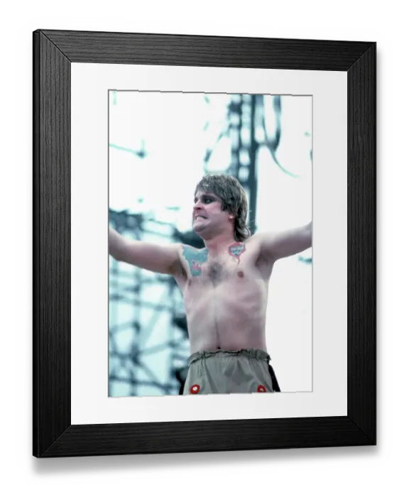 Framed Print : Photo of Ozzy Osbourne Framed Print : Photo of Ozzy Osbourne