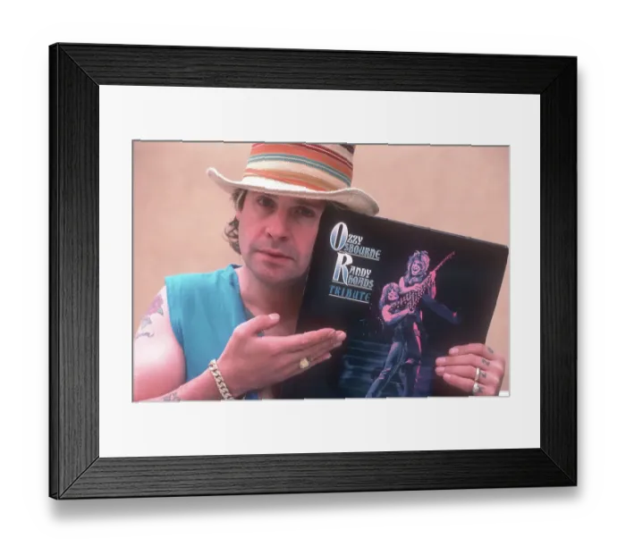 Framed Print : Photo of Ozzy Osbourne Framed Print : Photo of Ozzy Osbourne
