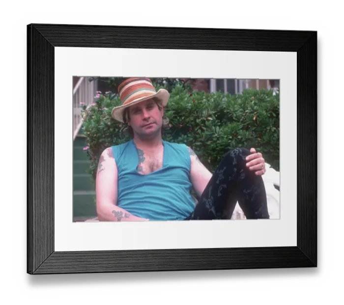 Framed Print : Photo of Ozzy Osbourne Framed Print : Photo of Ozzy Osbourne