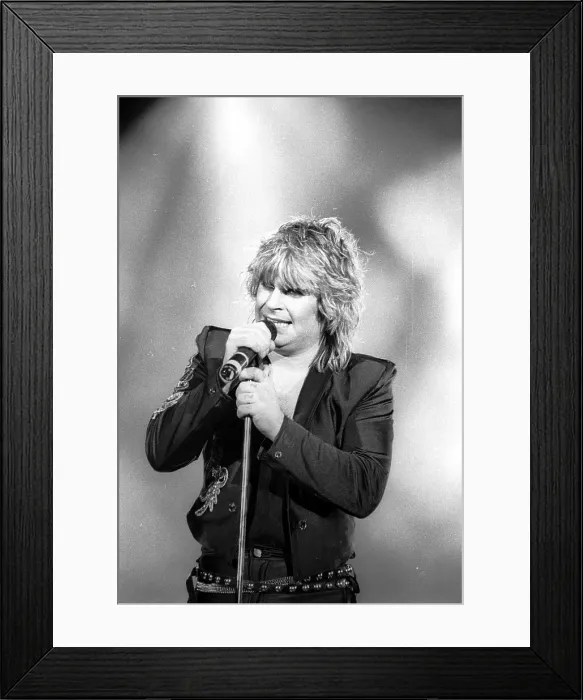 Framed Print : Photo of Ozzy Osbourne Framed Print : Photo of Ozzy Osbourne