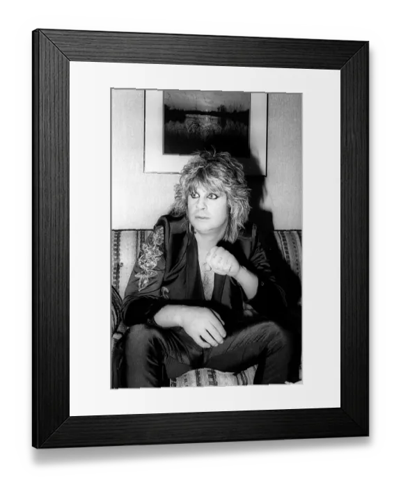 Framed Print : Photo of Ozzy Osbourne Framed Print : Photo of Ozzy Osbourne