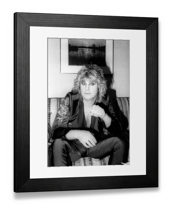 Framed Print : Photo of Ozzy Osbourne