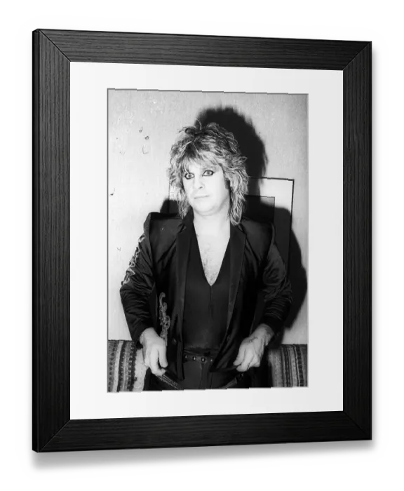 Framed Print : Photo of Ozzy Osbourne Framed Print : Photo of Ozzy Osbourne