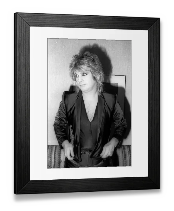 Framed Print : Photo of Ozzy Osbourne Framed Print : Photo of Ozzy Osbourne