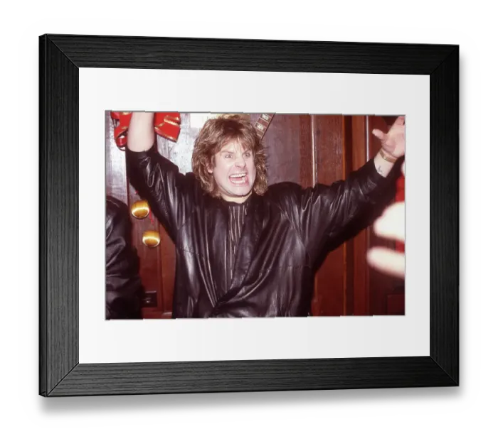 Framed Print : Photo of Ozzy Osbourne Framed Print : Photo of Ozzy Osbourne