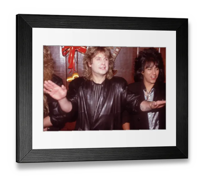 Framed Print : Photo of Ozzy Osbourne