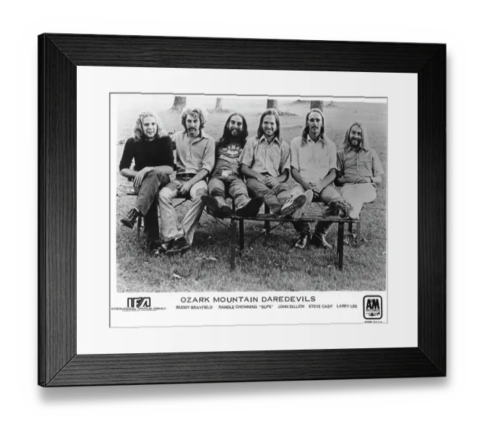 Framed Print : Photo of Ozark Mountain Daredevils Framed Print : Photo of Ozark Mountain Daredevils