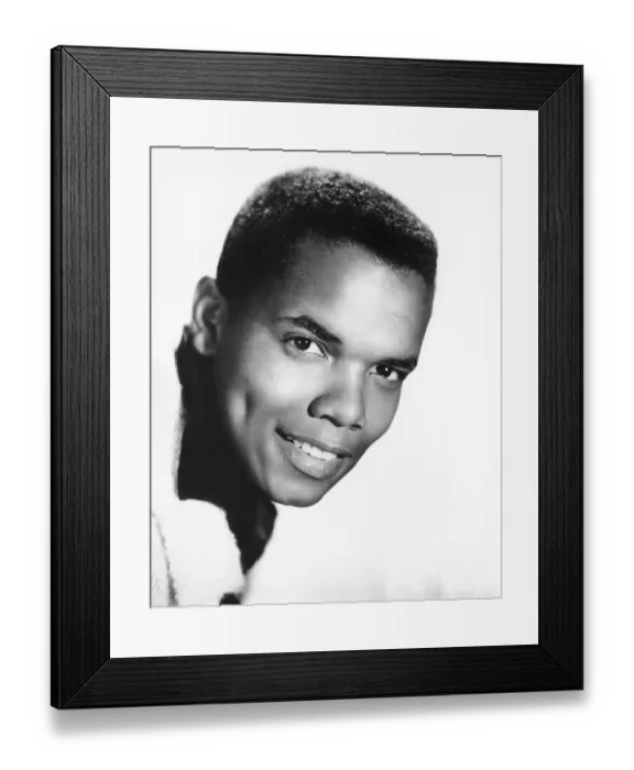 Framed Print : Photo of Johnny Nash Framed Print : Photo of Johnny Nash