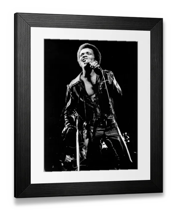 Framed Print : Photo of Johnny Nash Framed Print : Photo of Johnny Nash