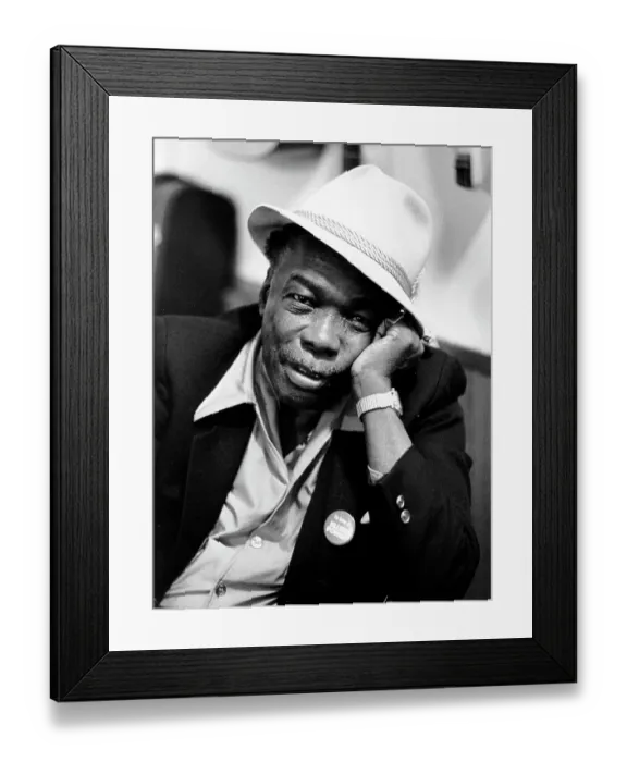 Framed Print : Photo of John Lee Hooker Framed Print : Photo of John Lee Hooker