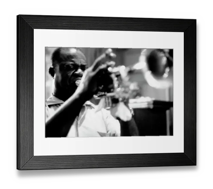 Framed Print : Photo of Louis Armstrong Framed Print : Photo of Louis Armstrong