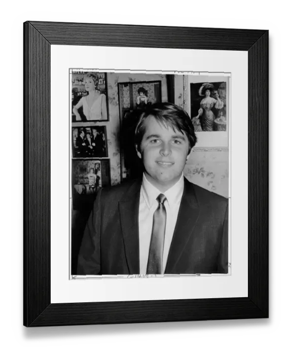 Framed Print : Carl Wilson At An Event Framed Print : Carl Wilson At An Event