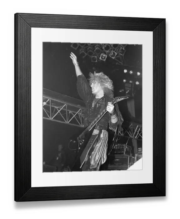 Framed Print : Photo of Robbin Crosby Framed Print : Photo of Robbin Crosby
