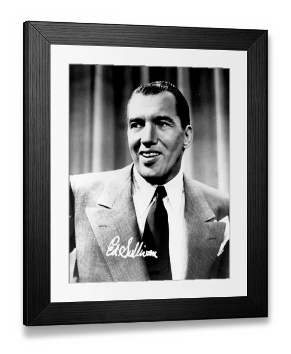 Framed Print : Photo of Ed Sullivan Framed Print : Photo of Ed Sullivan