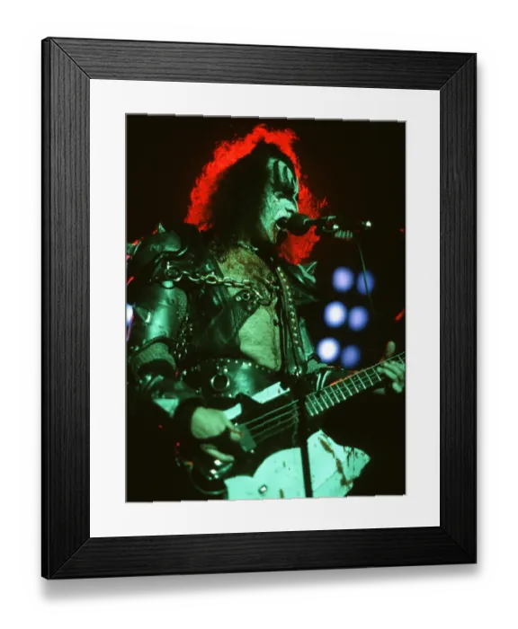 Framed Print : Photo of Simmons Gene Framed Print : Photo of Simmons Gene