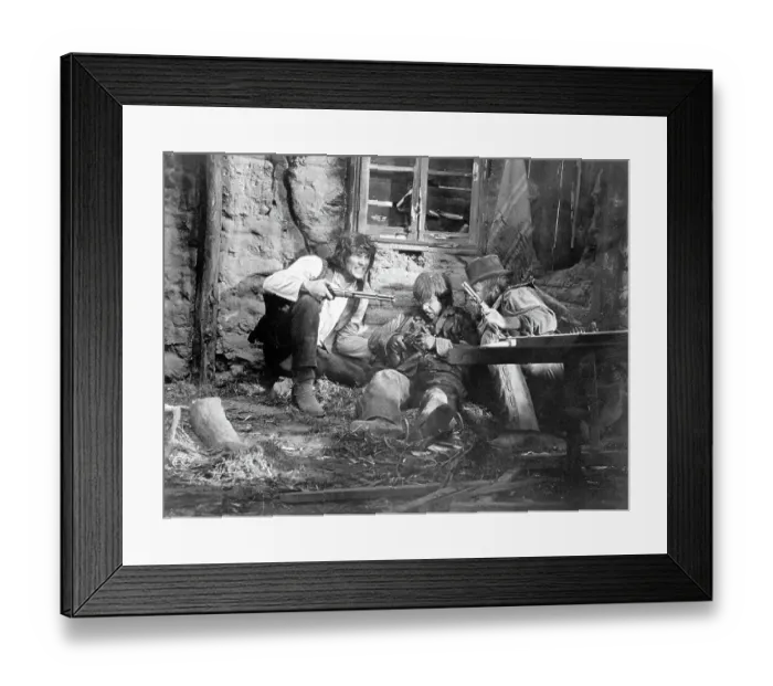 Framed Print : Photo of Pat Garrett & Billy the Kid Framed Print : Photo of Pat Garrett & Billy the Kid