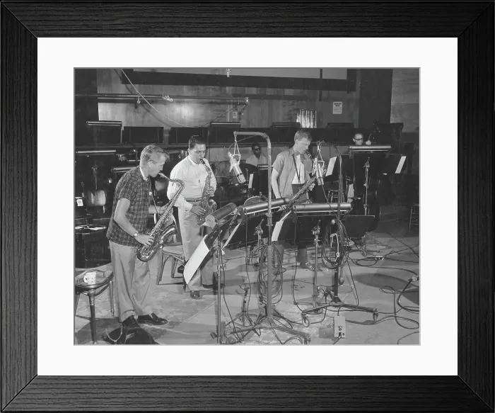 Framed Print : Photo of Gerry Mulligan Framed Print : Photo of Gerry Mulligan