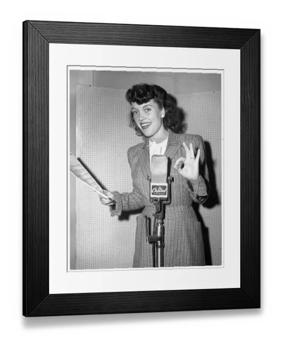 Framed Print : Photo of Ella Mae Morse Framed Print : Photo of Ella Mae Morse