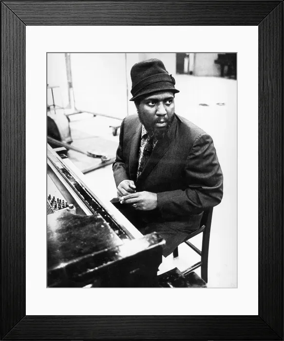 Framed Print : Jazz Pianist Thelonious Monk Framed Print : Jazz Pianist Thelonious Monk