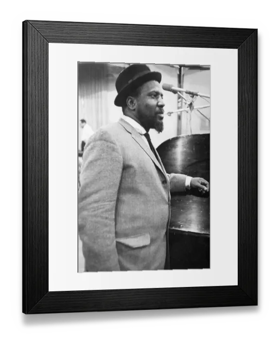 Framed Print : Jazz Pianist Thelonious Monk Framed Print : Jazz Pianist Thelonious Monk