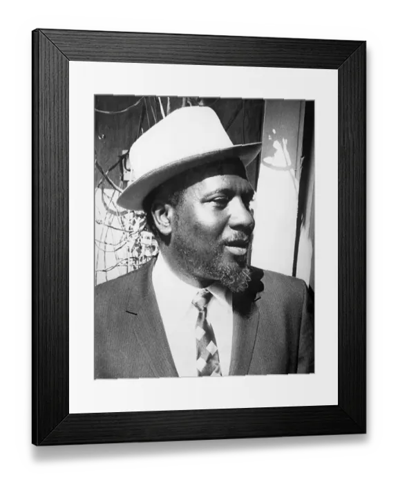 Framed Print : Jazz Pianist Thelonious Monk Framed Print : Jazz Pianist Thelonious Monk