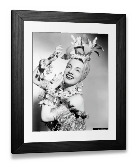 Framed Print : Photo of Carmen Miranda Framed Print : Photo of Carmen Miranda