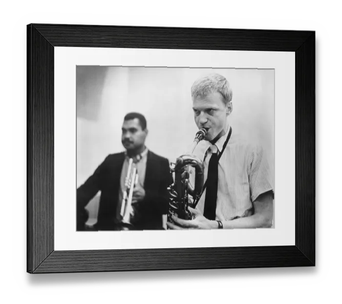 Framed Print : Photo of Gerry Mulligan Framed Print : Photo of Gerry Mulligan