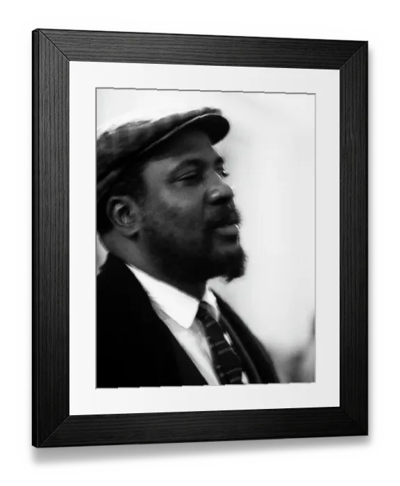 Framed Print : Jazz Pianist Thelonious Monk Framed Print : Jazz Pianist Thelonious Monk
