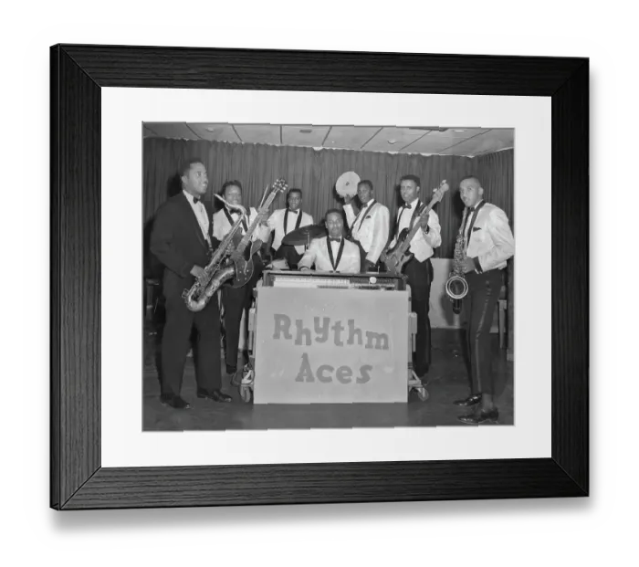 Framed Print : Photo of Bobby Moore and the Rhythm Aces Framed Print : Photo of Bobby Moore and the Rhythm Aces