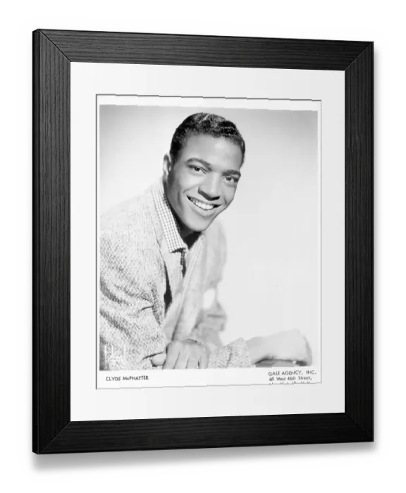Framed Print : Photo of Clyde McPhatter Framed Print : Photo of Clyde McPhatter