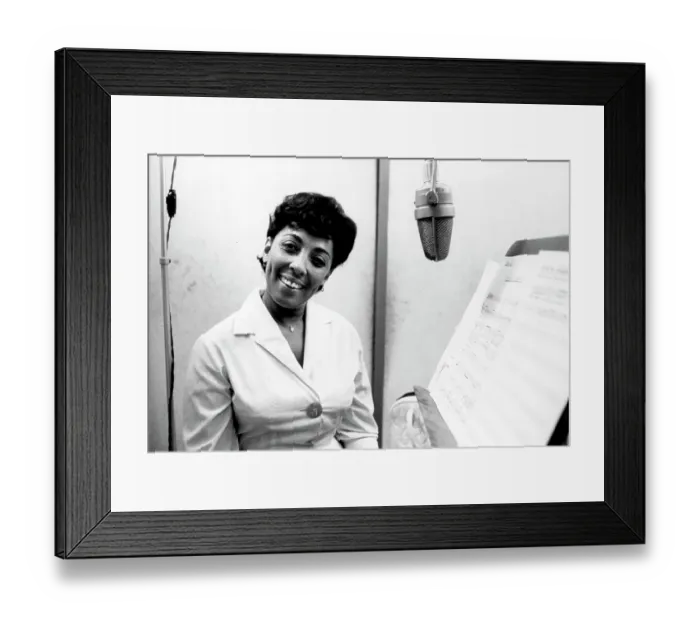 Framed Print : Photo of Carmen McRae Framed Print : Photo of Carmen McRae