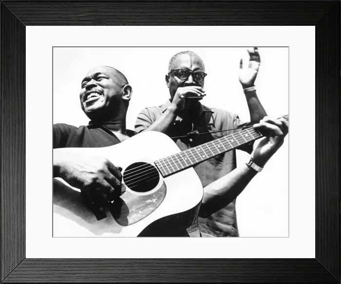 Framed Print : Photo of Brownie McGhee and Sonny Terry Framed Print : Photo of Brownie McGhee and Sonny Terry