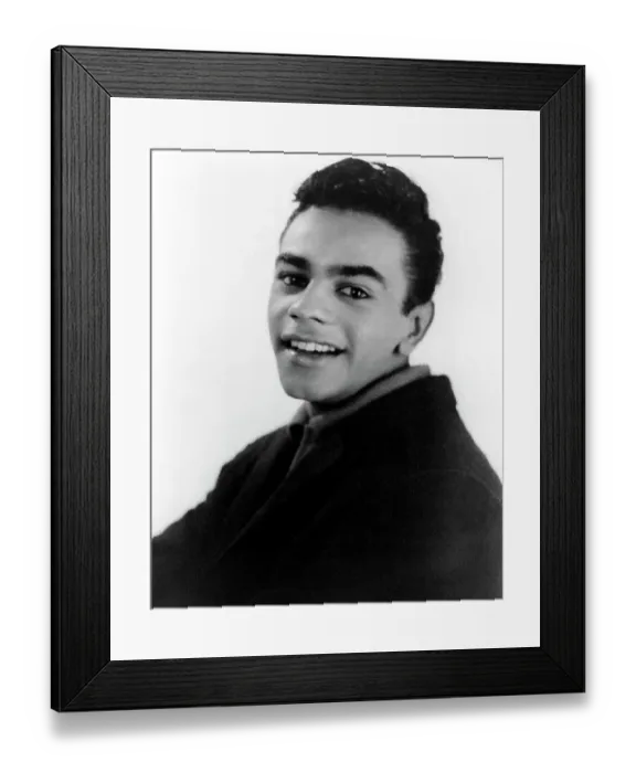 Framed Print : Johnny Mathis Portrait Framed Print : Johnny Mathis Portrait