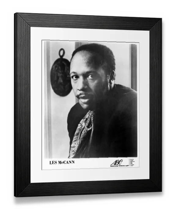 Framed Print : Photo of Les McCann Framed Print : Photo of Les McCann