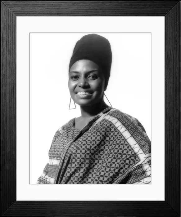 Framed Print : Photo of Miriam Makeba