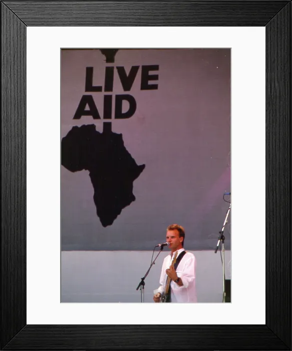 Framed Print : Photo of Live Aid Framed Print : Photo of Live Aid
