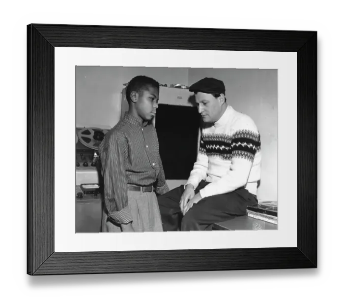 Framed Print : Photo of Frankie Lymon and Teenagers Framed Print : Photo of Frankie Lymon and Teenagers