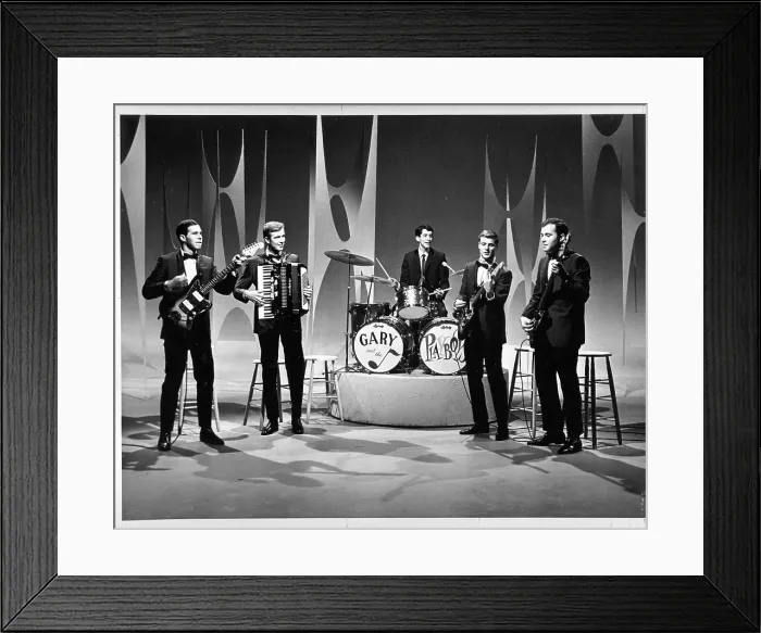 Framed Print : Photo of Lewis Gary & the Playboys Framed Print : Photo of Lewis Gary & the Playboys