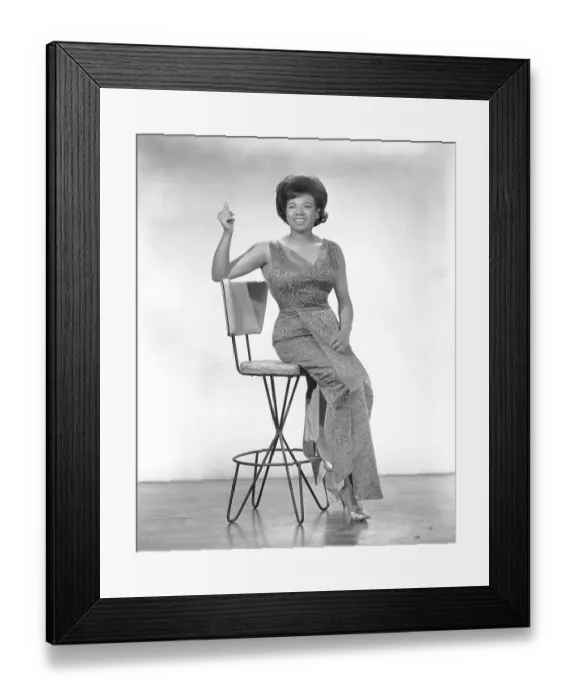 Framed Print : Photo of Barbara Lewis Framed Print : Photo of Barbara Lewis