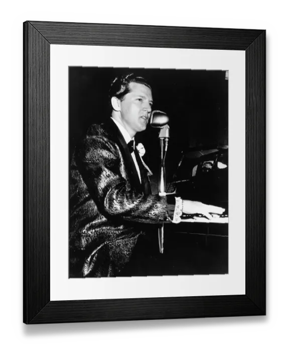 Framed Print : Photo of Jerry Lee Lewis Framed Print : Photo of Jerry Lee Lewis