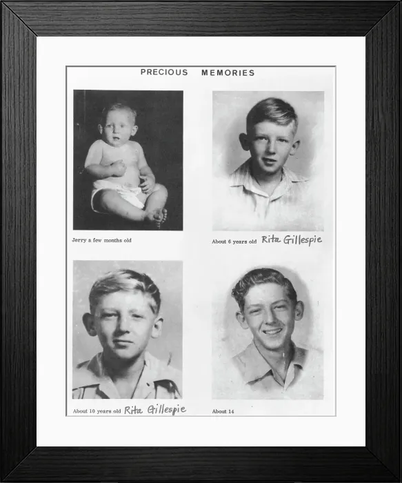 Framed Print : Jerry Lee Lewis Childhood Photos