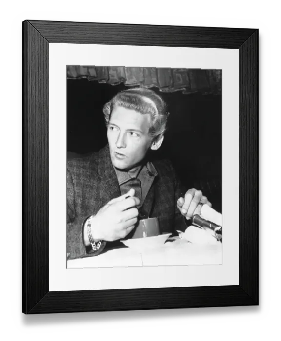 Framed Print : Photo of Jerry Lee Lewis Framed Print : Photo of Jerry Lee Lewis
