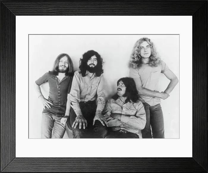 Framed Print : Led Zeppelin Portrait Framed Print : Led Zeppelin Portrait