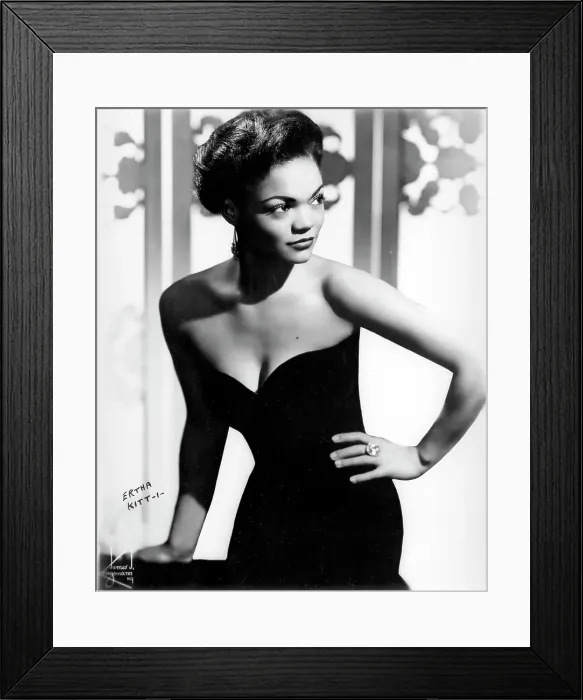 Framed Print : Photo of Eartha Kitt Framed Print : Photo of Eartha Kitt