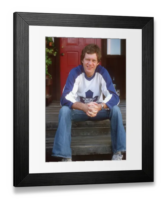 Framed Print : Photo of David Letterman