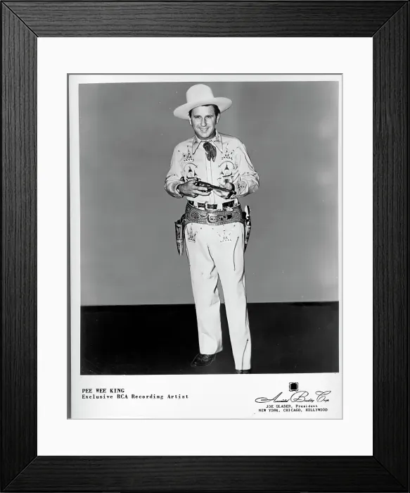 Framed Print : Photo of Pee Wee King Framed Print : Photo of Pee Wee King