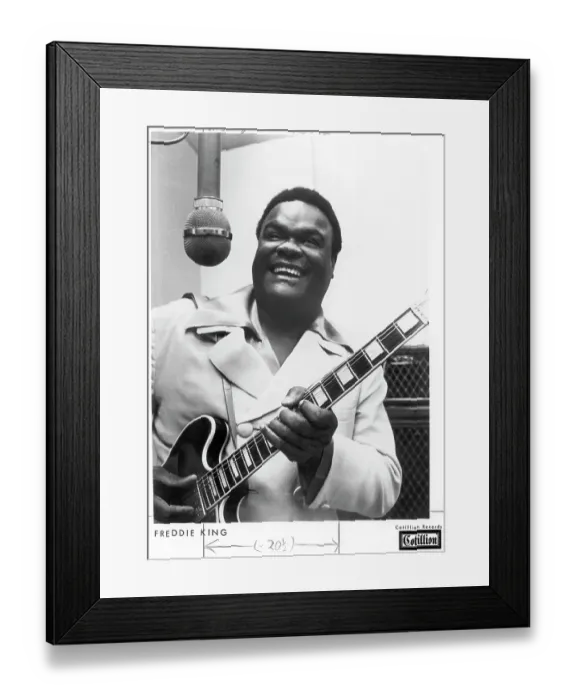 Framed Print : Photo of Freddie King Framed Print : Photo of Freddie King