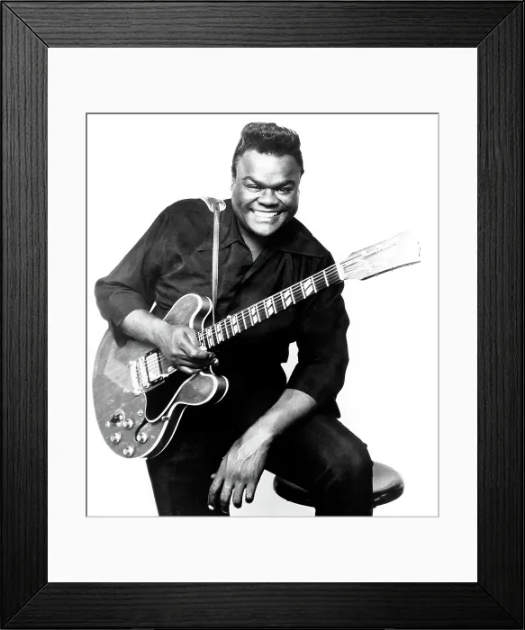 Framed Print : Photo of Freddie King Framed Print : Photo of Freddie King