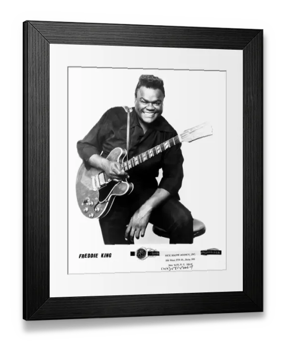 Framed Print : Photo of Freddie King Framed Print : Photo of Freddie King